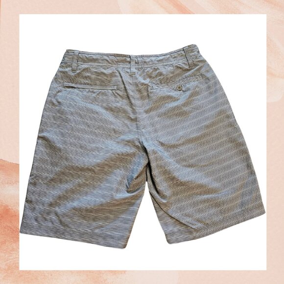 Hang Ten Gray Striped Hybrid Board Shorts - Picture 2 of 3